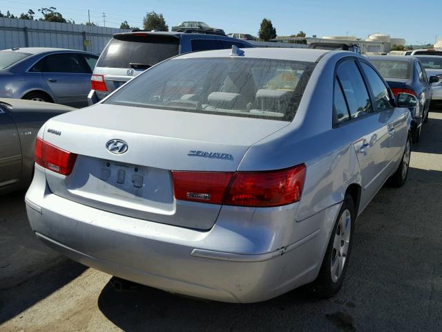 5NPET4AC7AH595348 - 2010 HYUNDAI SONATA GLS SILVER photo 4