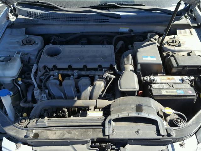 5NPET4AC7AH595348 - 2010 HYUNDAI SONATA GLS SILVER photo 7