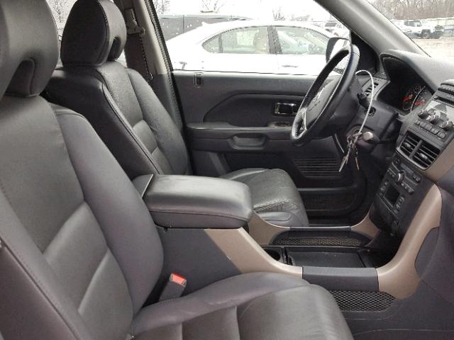 5FNYF18597B023067 - 2007 HONDA PILOT EXL BLACK photo 5