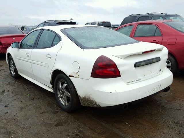 2G2WS522241231027 - 2004 PONTIAC GRAND PRIX WHITE photo 3