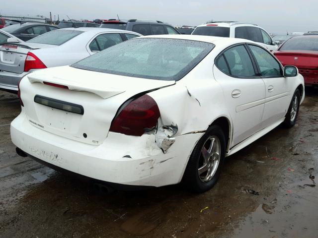 2G2WS522241231027 - 2004 PONTIAC GRAND PRIX WHITE photo 4