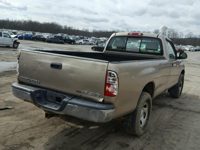 5TBKT42186S479845 - 2006 TOYOTA TUNDRA TAN photo 4