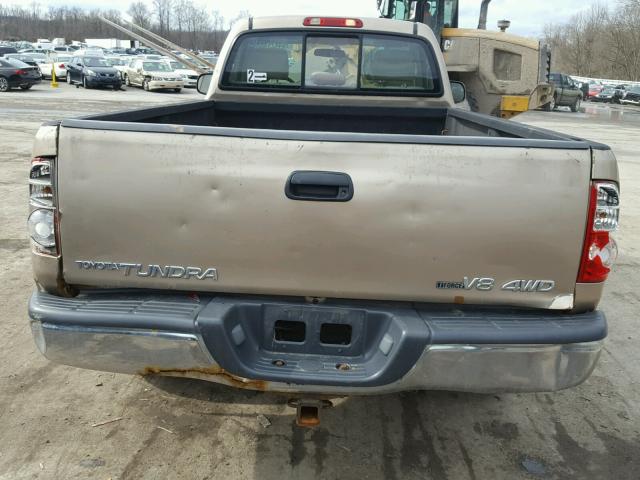 5TBKT42186S479845 - 2006 TOYOTA TUNDRA TAN photo 6