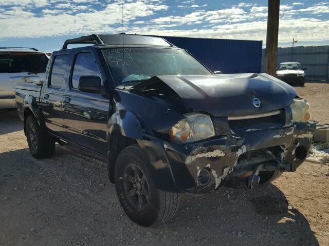 1N6ED27TX4C422221 - 2004 NISSAN FRONTIER C BLACK photo 1