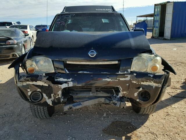 1N6ED27TX4C422221 - 2004 NISSAN FRONTIER C BLACK photo 9