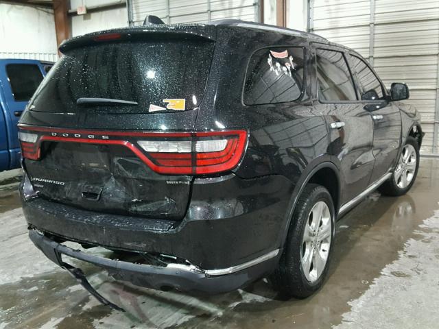 1C4RDJAG9FC771447 - 2015 DODGE DURANGO SX BLACK photo 4