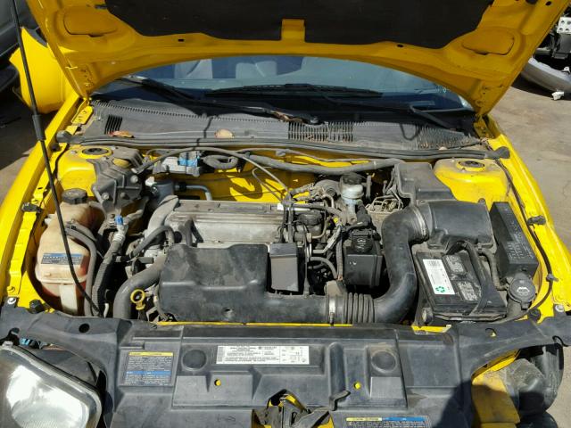 1G1JH12F347178723 - 2004 CHEVROLET CAVALIER L YELLOW photo 7