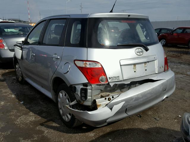 JTKKT604760163784 - 2006 TOYOTA SCION XA SILVER photo 3