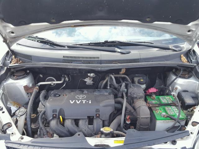 JTKKT604760163784 - 2006 TOYOTA SCION XA SILVER photo 7