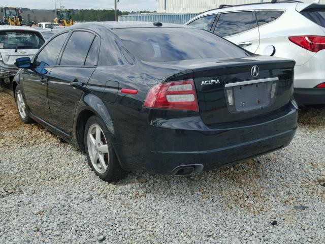 19UUA66227A010044 - 2007 ACURA TL BLUE photo 3