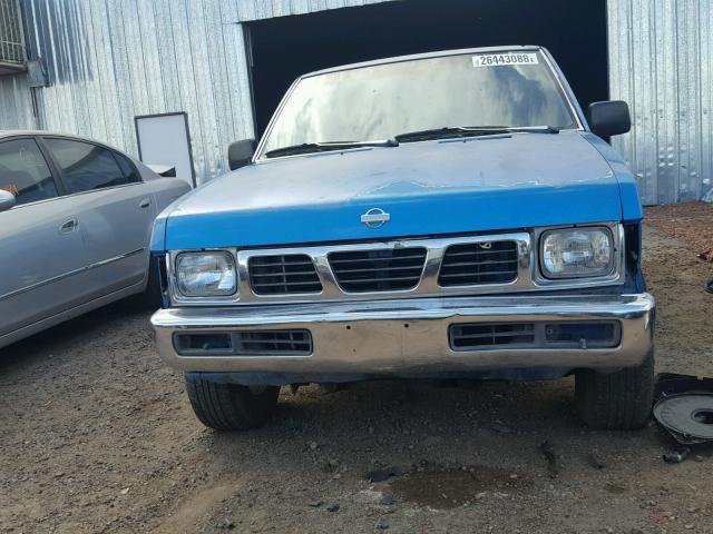 1N6SD11S9VC373107 - 1997 NISSAN TRUCK BASE BLUE photo 10