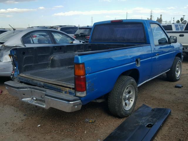 1N6SD11S9VC373107 - 1997 NISSAN TRUCK BASE BLUE photo 4