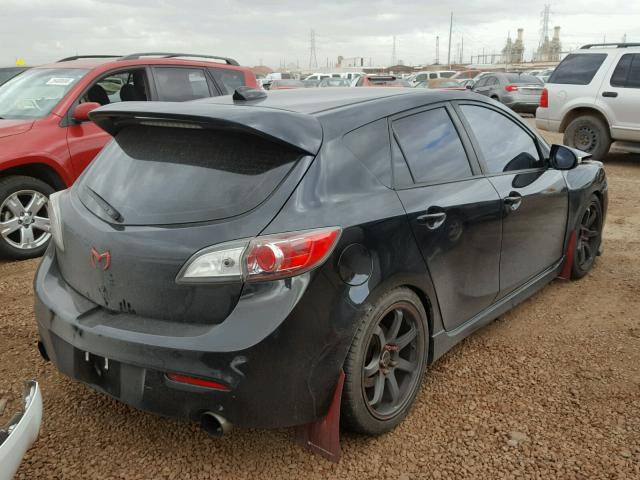 JM1BL1H4XA1267526 - 2010 MAZDA SPEED 3 BLACK photo 4