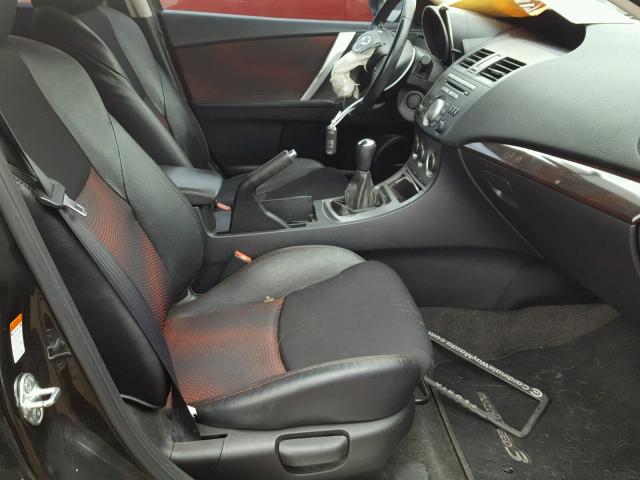 JM1BL1H4XA1267526 - 2010 MAZDA SPEED 3 BLACK photo 5