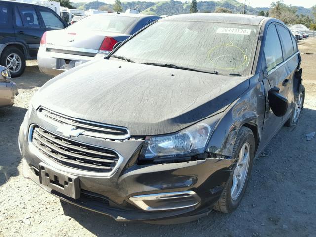 1G1PE5SBXG7208294 - 2016 CHEVROLET CRUZE LIMI BLACK photo 2