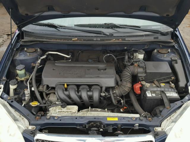 2T1BR32E28C903129 - 2008 TOYOTA COROLLA CE BLUE photo 7