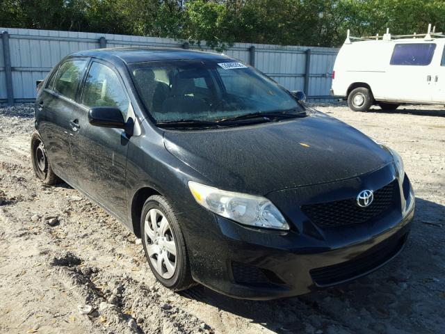 1NXBU40E69Z029746 - 2009 TOYOTA COROLLA BA BLACK photo 1