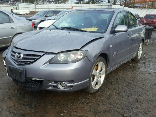 JM1BK324261457609 - 2006 MAZDA 3 S GRAY photo 2