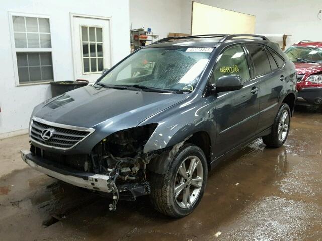 JTJHW31U460026904 - 2006 LEXUS RX 400H GRAY photo 2