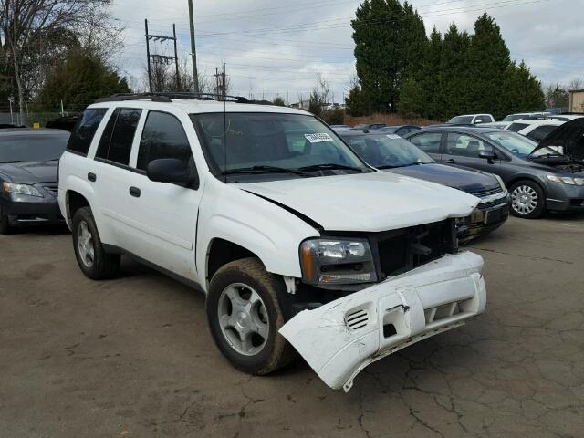 1GNDS13S272114263 - 2007 CHEVROLET TRAILBLAZE WHITE photo 1