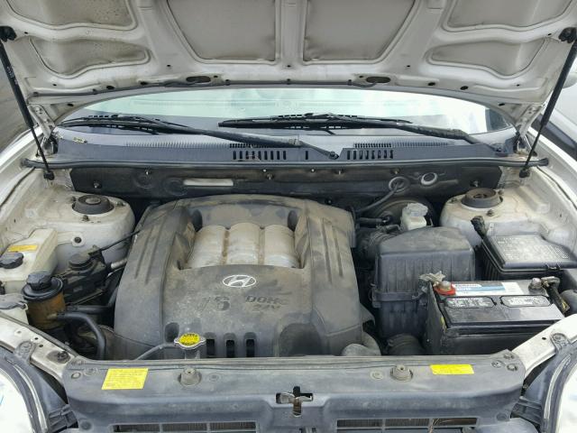 KM8SC13D85U931054 - 2005 HYUNDAI SANTA FE G SILVER photo 7