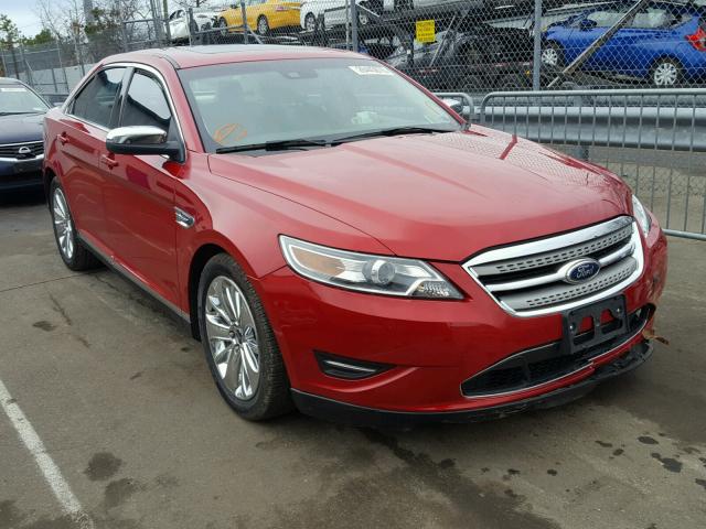 1FAHP2FW7BG134610 - 2011 FORD TAURUS LIM RED photo 1