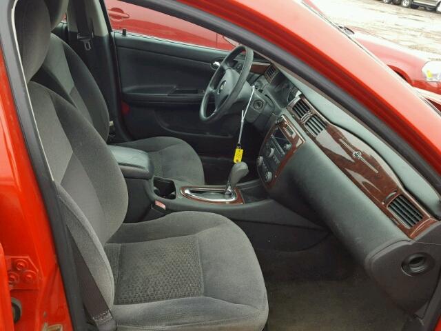 2G1WT57K091264867 - 2009 CHEVROLET IMPALA 1LT RED photo 5