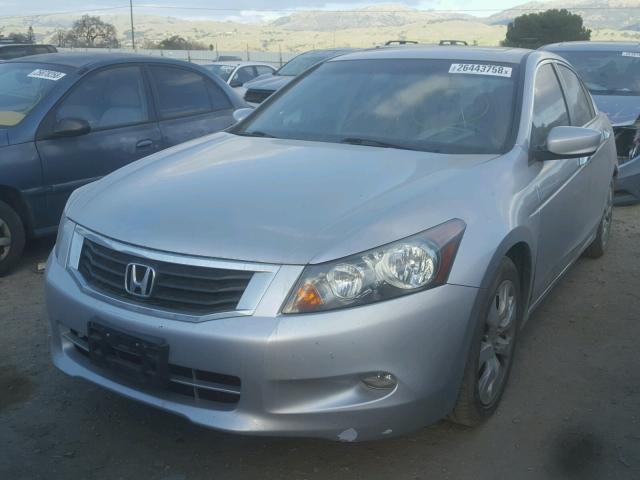 1HGCP36738A070548 - 2008 HONDA ACCORD EX SILVER photo 2