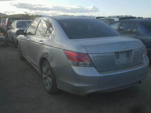 1HGCP36738A070548 - 2008 HONDA ACCORD EX SILVER photo 3