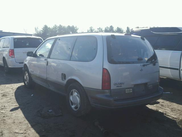 4N2DN11W3RD827456 - 1994 NISSAN QUEST XE SILVER photo 3