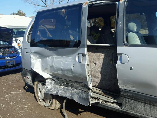 4N2DN11W3RD827456 - 1994 NISSAN QUEST XE SILVER photo 9