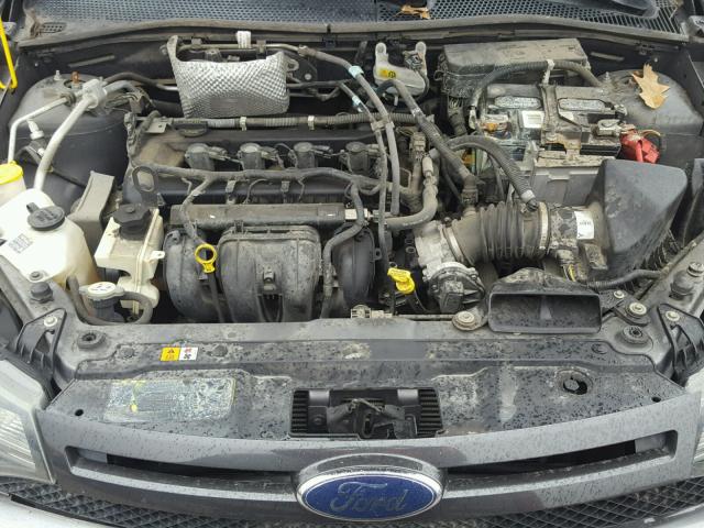 1FAHP3GN3AW223140 - 2010 FORD FOCUS SES GRAY photo 7