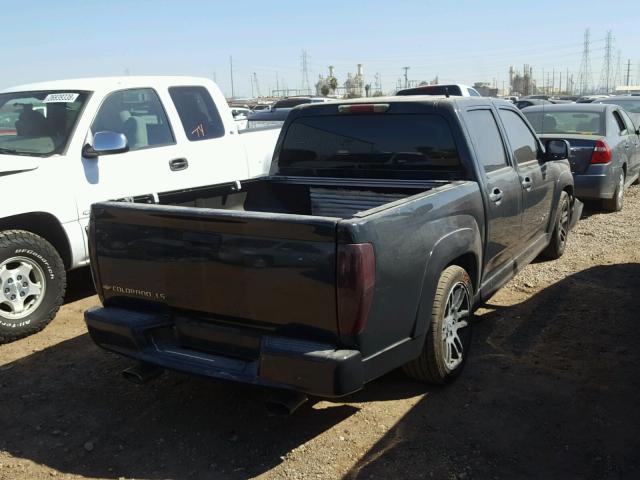 1GCCS136558182400 - 2005 CHEVROLET COLORADO BLACK photo 4