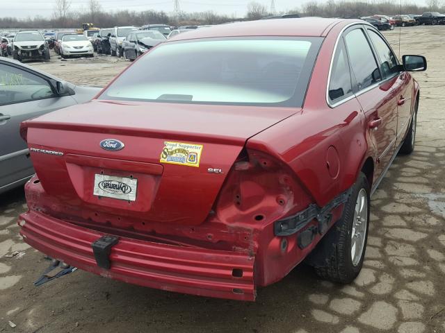 1FAFP24126G144157 - 2006 FORD FIVE HUNDR RED photo 4