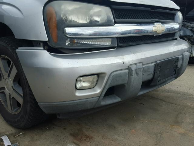 1GNES16S166173103 - 2006 CHEVROLET TRAILBLAZE SILVER photo 9