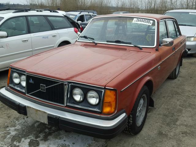 VC24445M1401084 - 1979 VOLVO 244 ORANGE photo 2