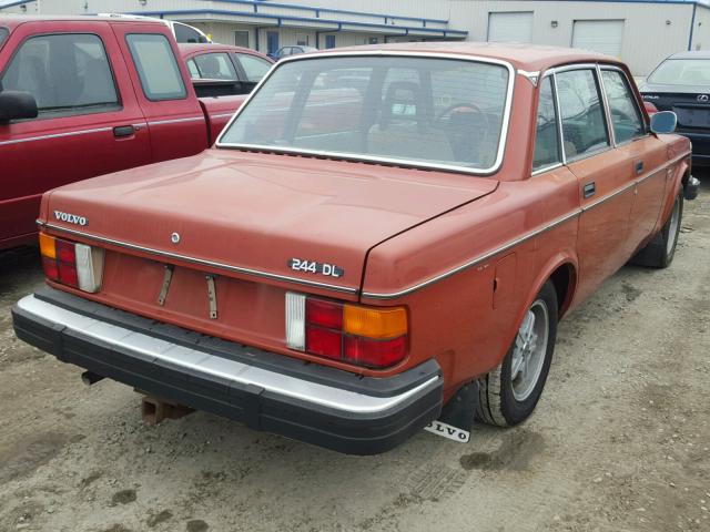 VC24445M1401084 - 1979 VOLVO 244 ORANGE photo 4