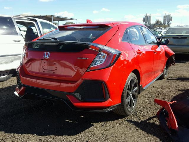 SHHFK7H49HU411400 - 2017 HONDA CIVIC SPOR RED photo 4