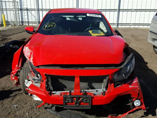 SHHFK7H49HU411400 - 2017 HONDA CIVIC SPOR RED photo 9