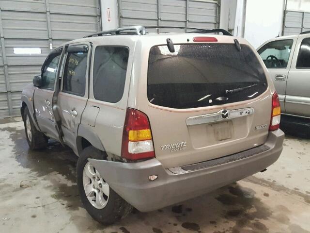 4F2YU06181KM34924 - 2001 MAZDA TRIBUTE DX TAN photo 3