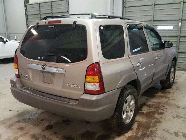 4F2YU06181KM34924 - 2001 MAZDA TRIBUTE DX TAN photo 4