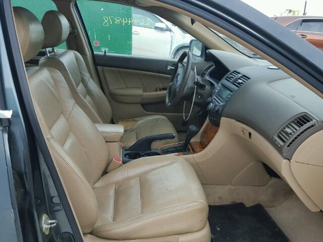 1HGCM66444A802485 - 2004 HONDA ACCORD EX GREEN photo 5