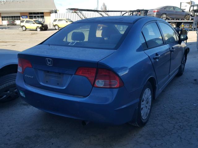 2HGFA16246H515000 - 2006 HONDA CIVIC DX BLUE photo 4