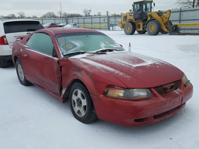 1FAFP40484F126020 - 2004 FORD MUSTANG RED photo 1