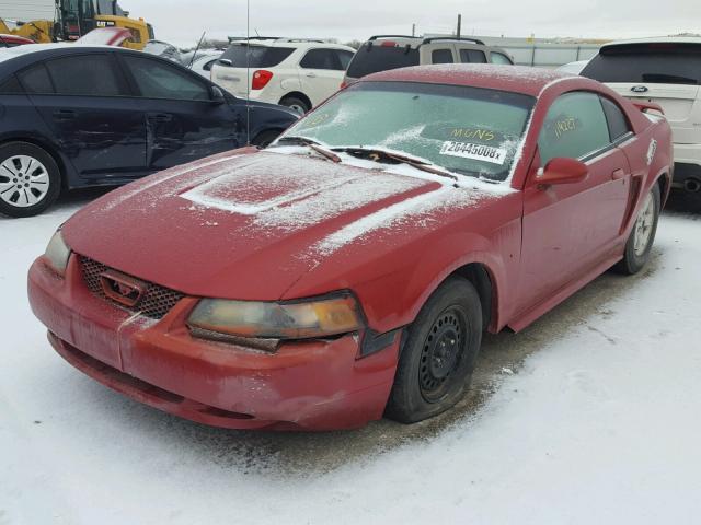 1FAFP40484F126020 - 2004 FORD MUSTANG RED photo 2