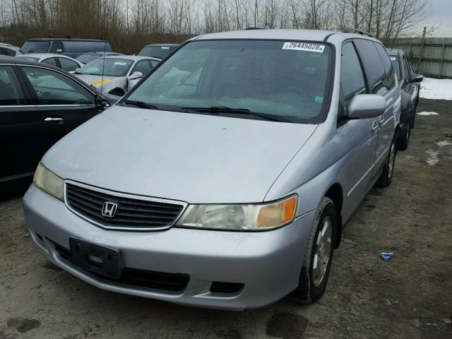 2HKRL18781H597621 - 2001 HONDA ODYSSEY EX BEIGE photo 2