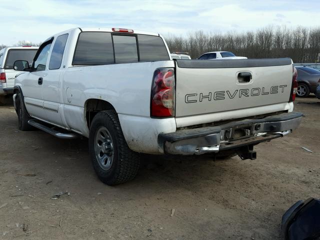 1GCEC19ZX7Z102948 - 2007 CHEVROLET SILVERADO WHITE photo 3