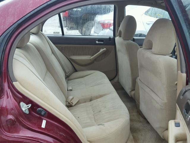 1HGES26713L034789 - 2003 HONDA CIVIC EX Tünd qırmızı foto 6