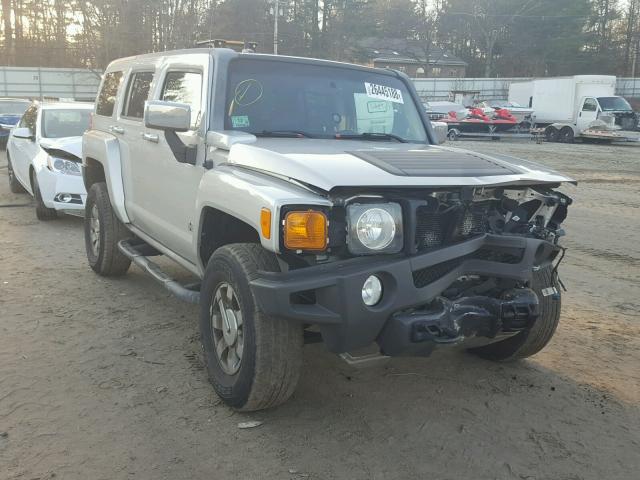 5GTMNJEE2A8140463 - 2010 HUMMER H3 LUXURY SILVER photo 1