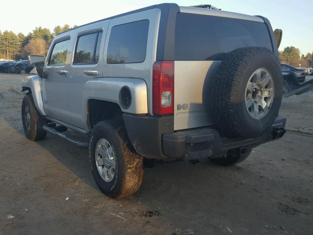 5GTMNJEE2A8140463 - 2010 HUMMER H3 LUXURY SILVER photo 3